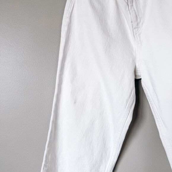 Hudson High Rise Remi Straight Cropped White Size 32 - Picture 4 of 10